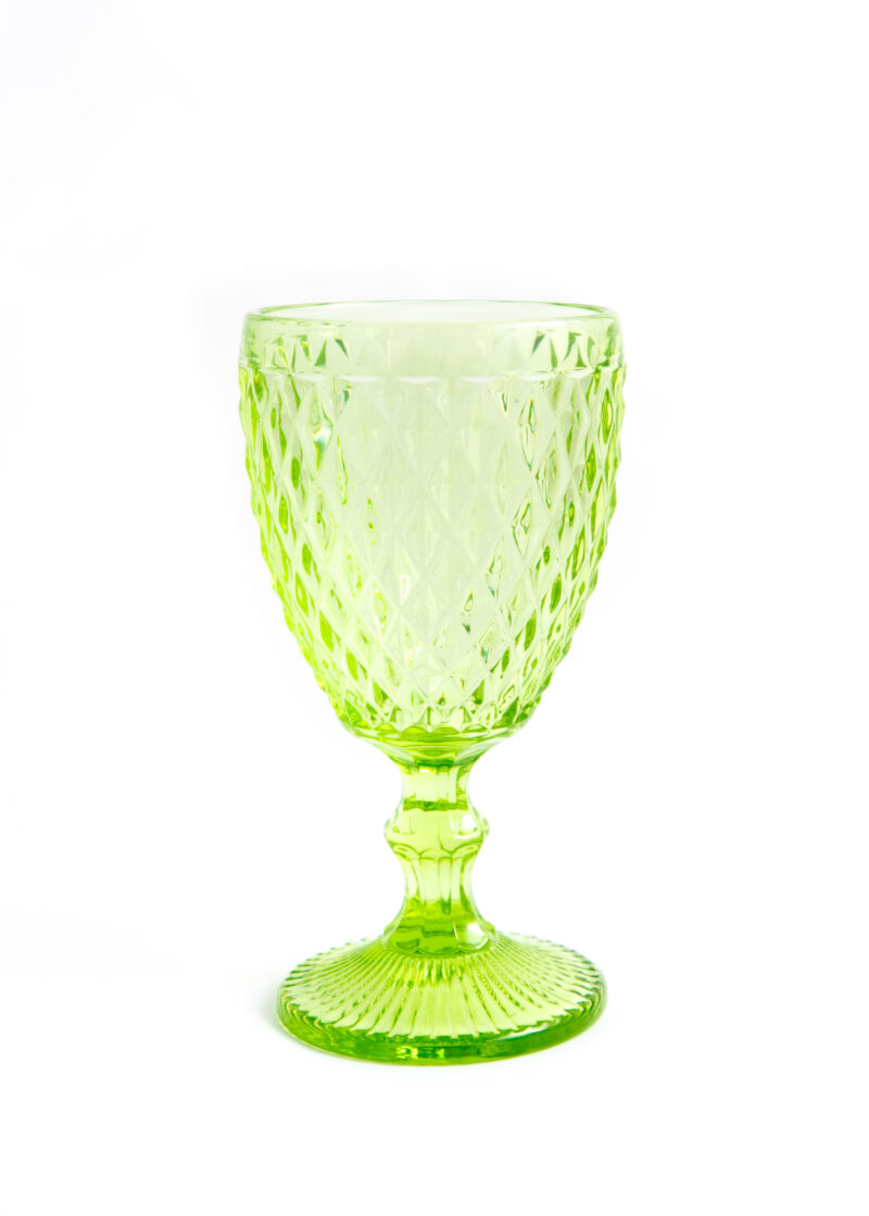 Copa de Agua verde Alta Labrada