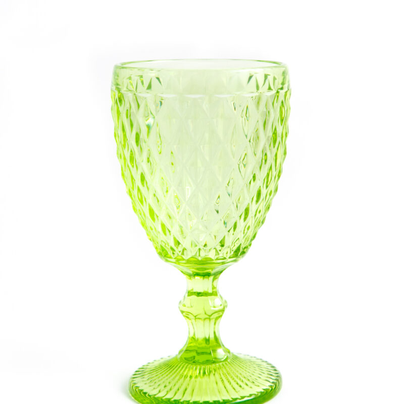 Copa de Agua verde Alta Labrada