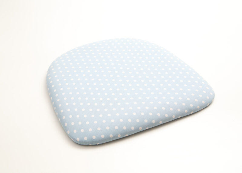 Forro para silla Celeste con Bolitas