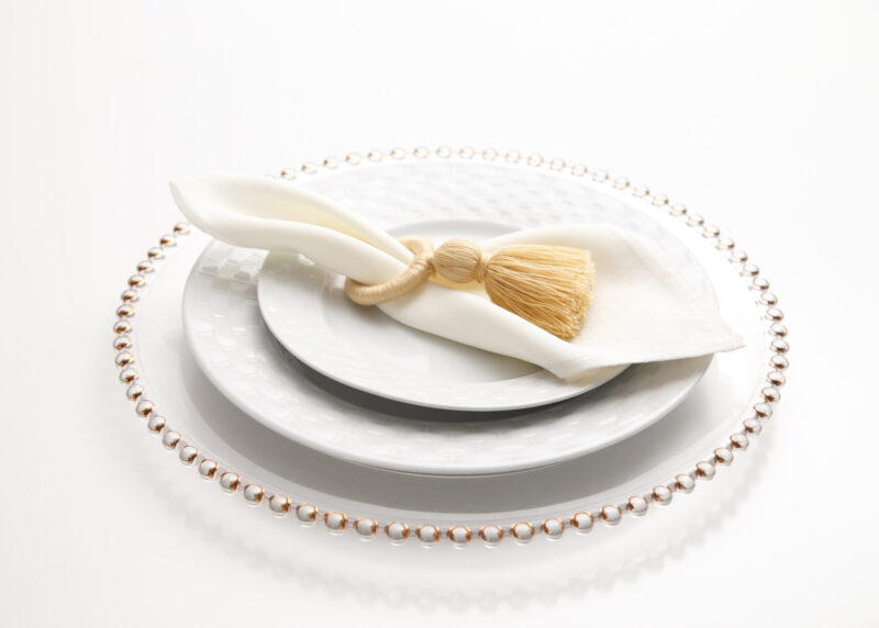 Servilletero Pom Pom Beige