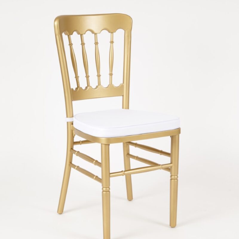 Silla Napoleon de Madera Dorada