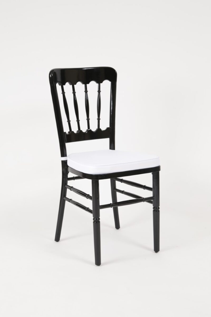 Silla Napoleon de Madera Negra