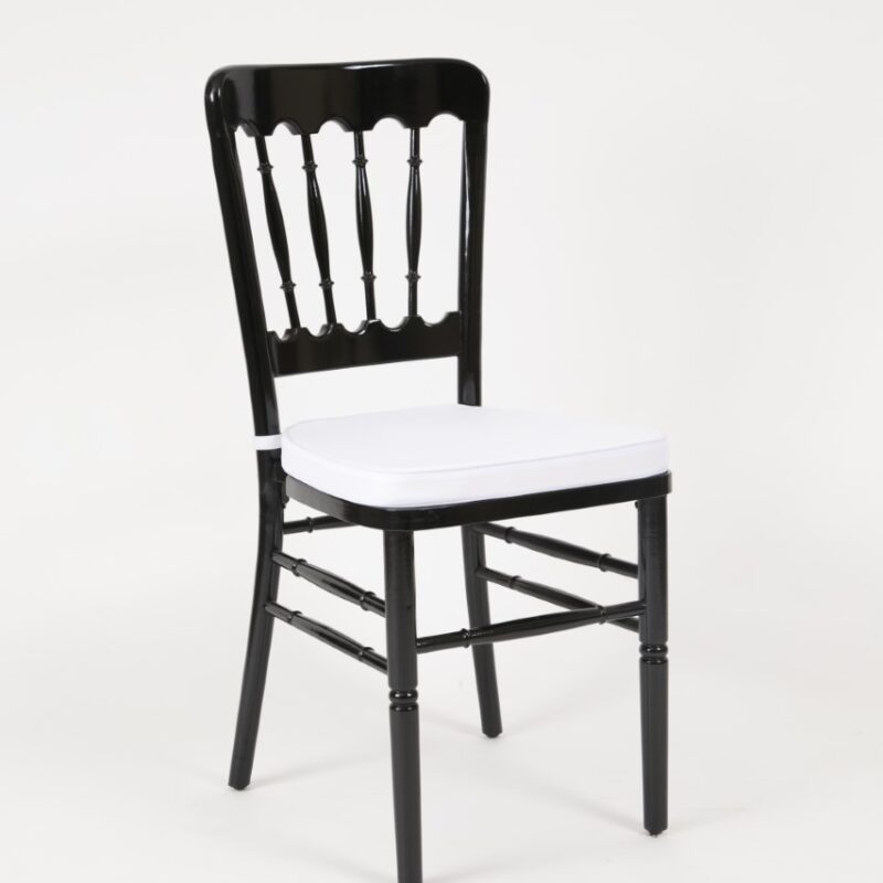 Silla Napoleon de Madera Negra