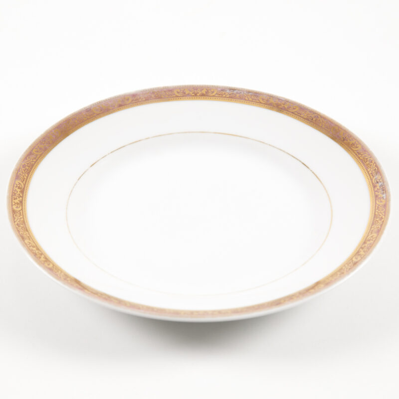 Plato De Postre Dorado