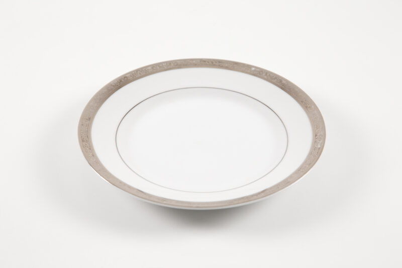 Plato De Postre Plateado