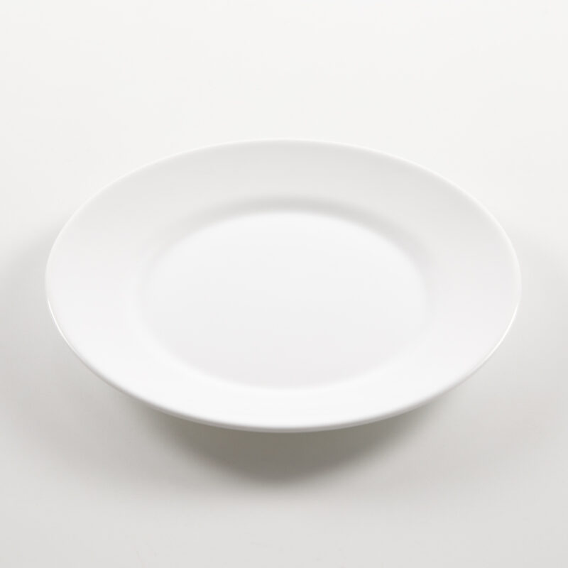 Plato De Postre Blanco Liso
