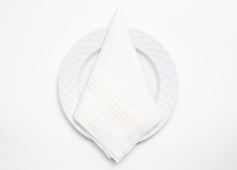 Servilleta Beige De Alforcita