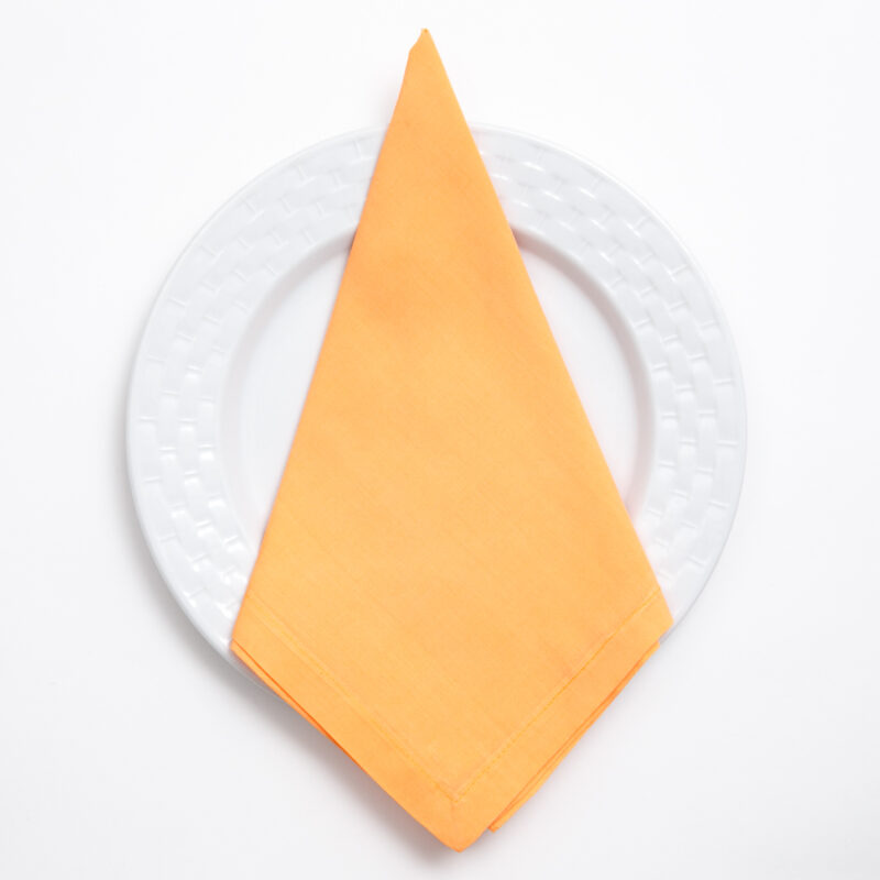 Servilleta Anaranjada Con Diseño Elegante
