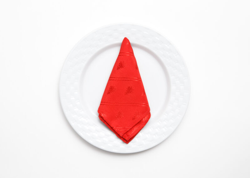 Servilleta Roja De Pinito