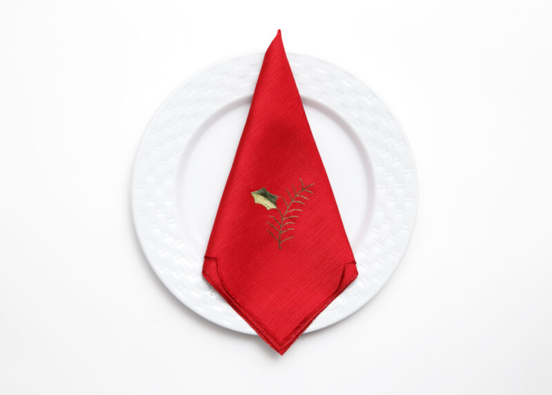 Servilleta Roja De Pascua
