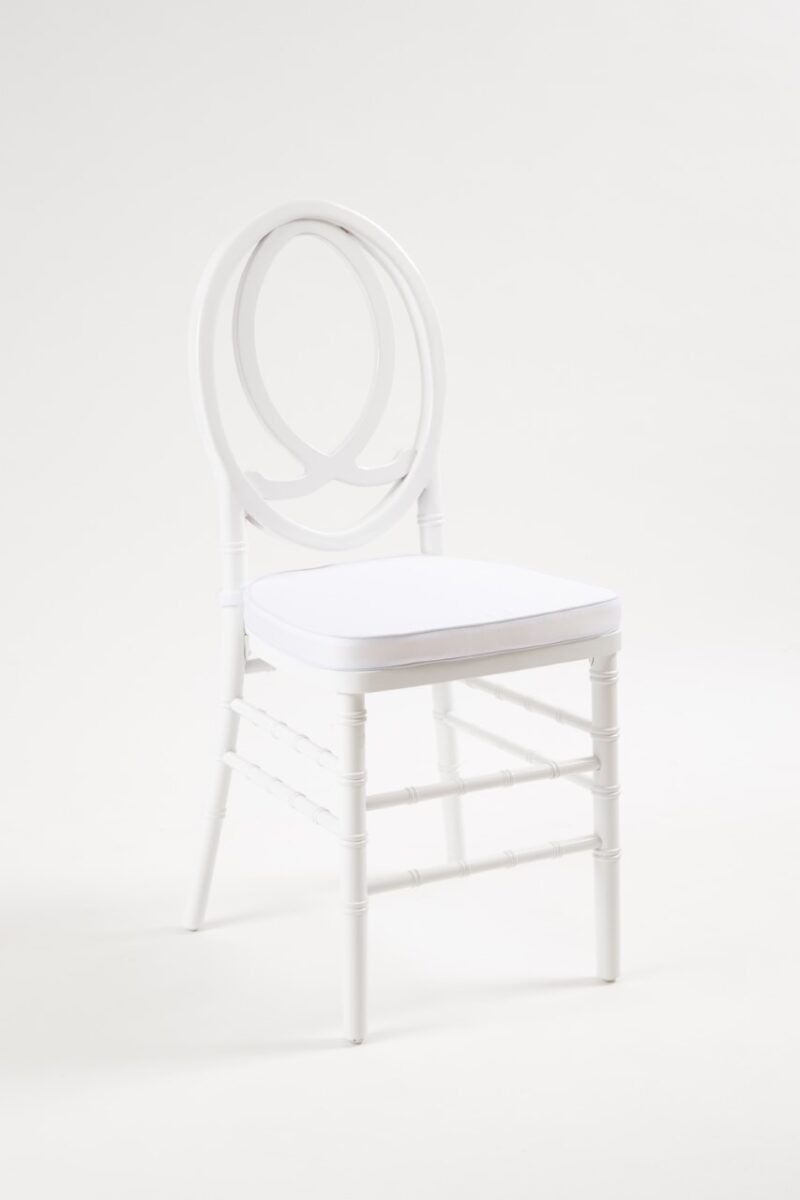 Silla Channel de Madera Blanca