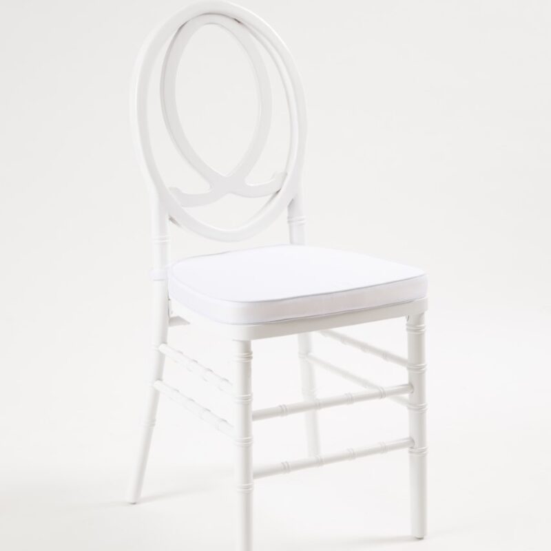 Silla Channel de Madera Blanca