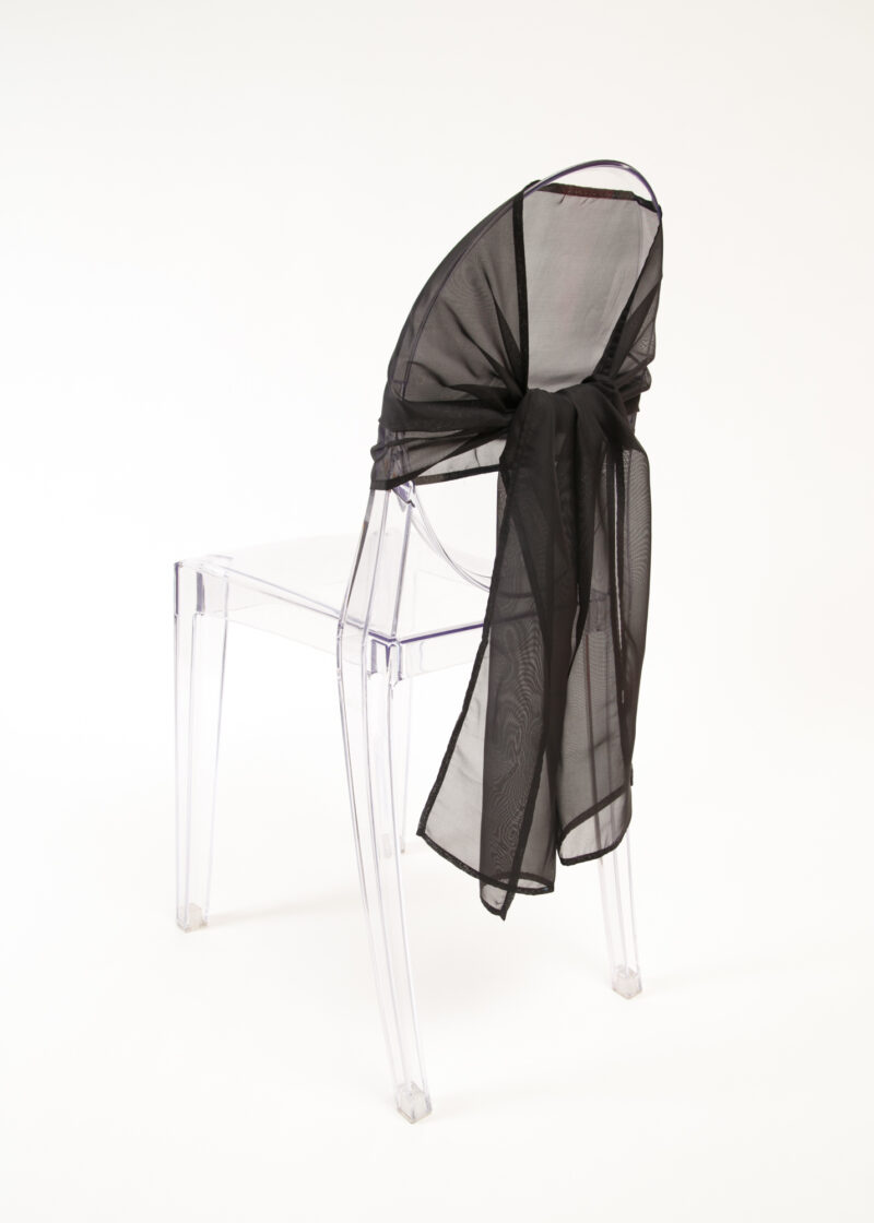Moña Negra de Organza