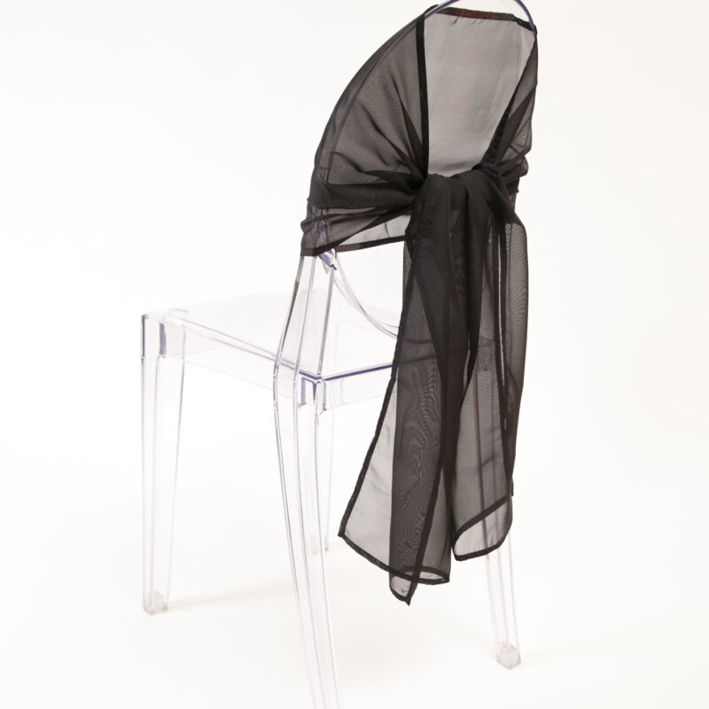 Moña Negra de Organza