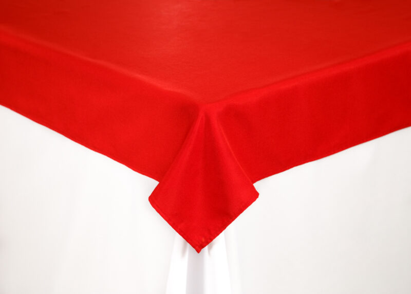 Sobre mantel Rojo Tela Normal