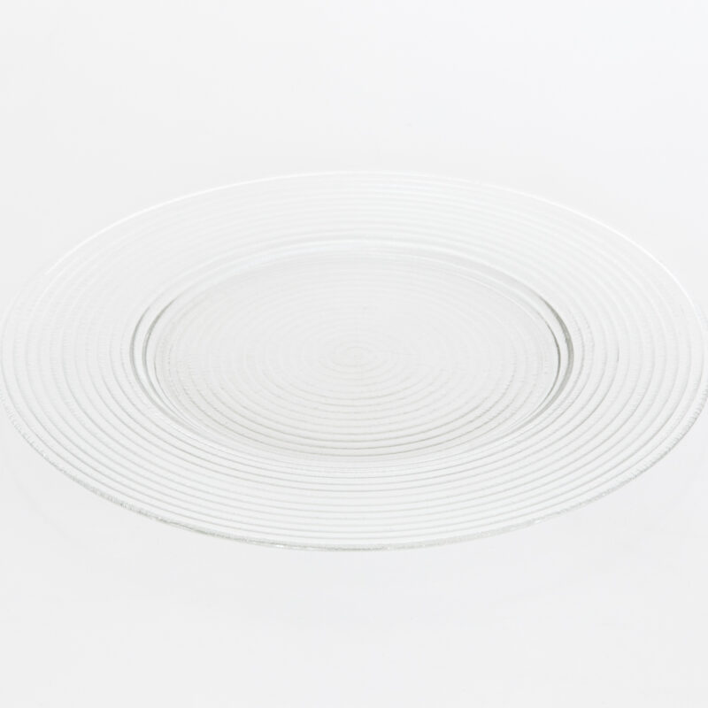 Porta Plato Transparente