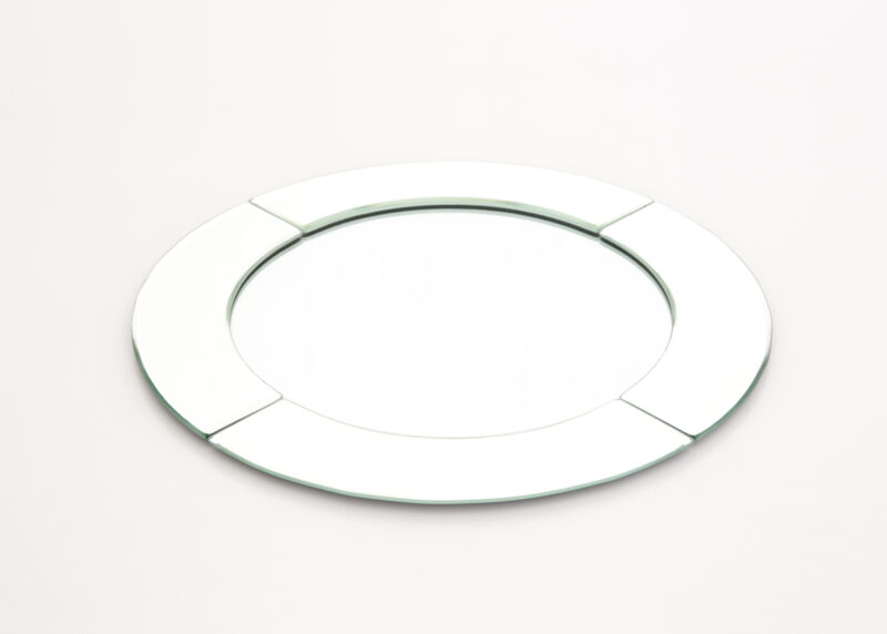 Porta Plato de Espejo Liso