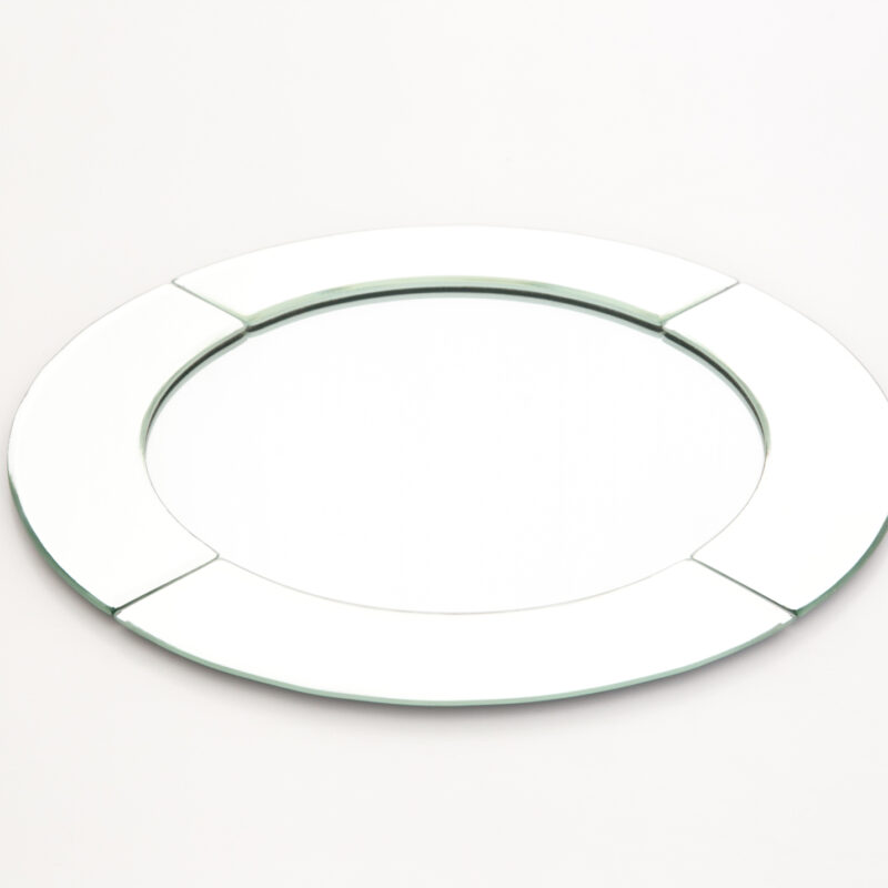 Porta Plato de Espejo Liso
