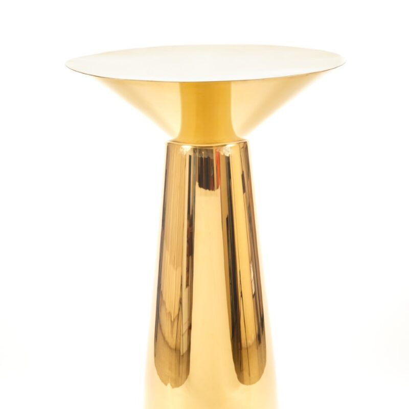 Mesa Coctelera Cartier Elegante Dorada
