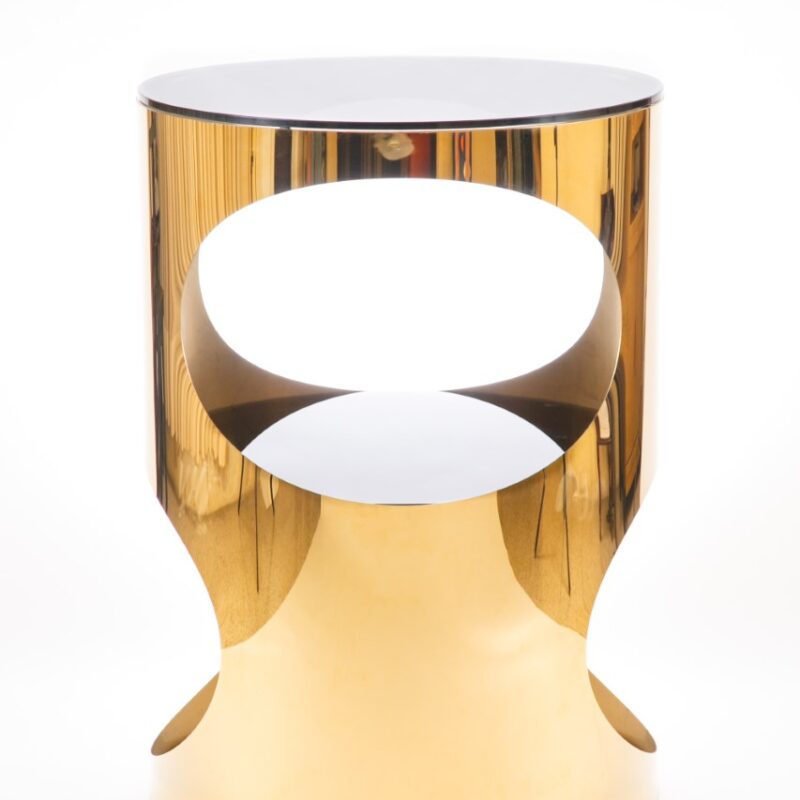 Mesa Coctelera Cartier Elegant Dorada
