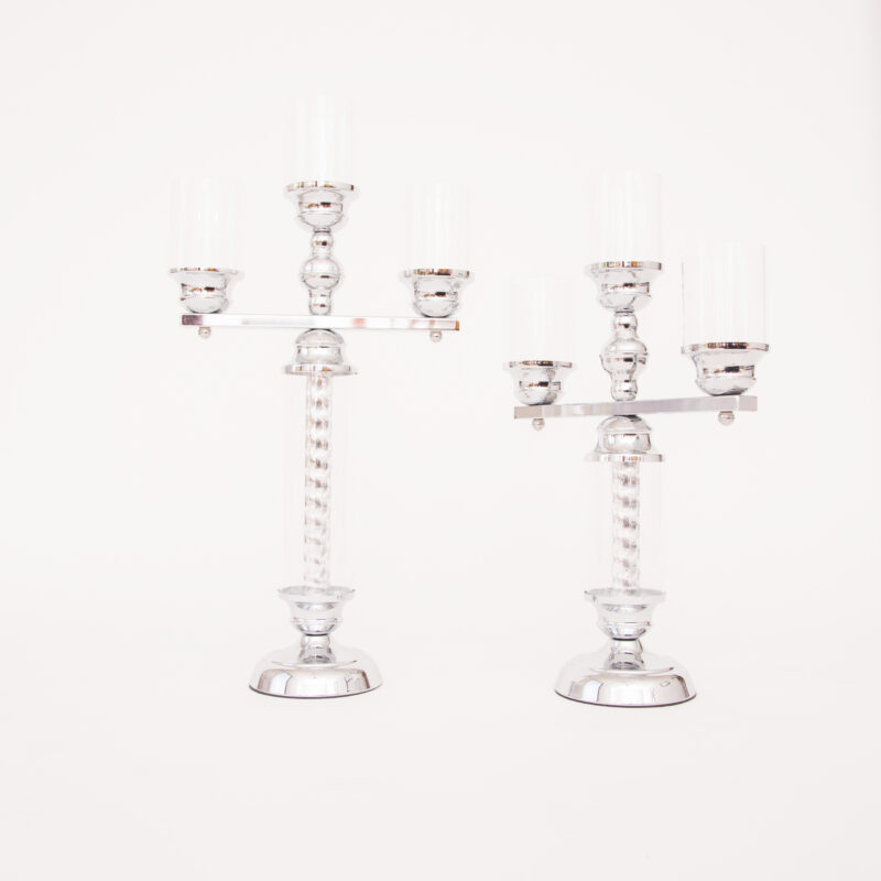 Candelero Plateado
