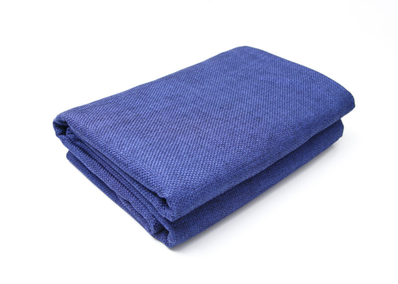 Mantel de Yute Azul Marino