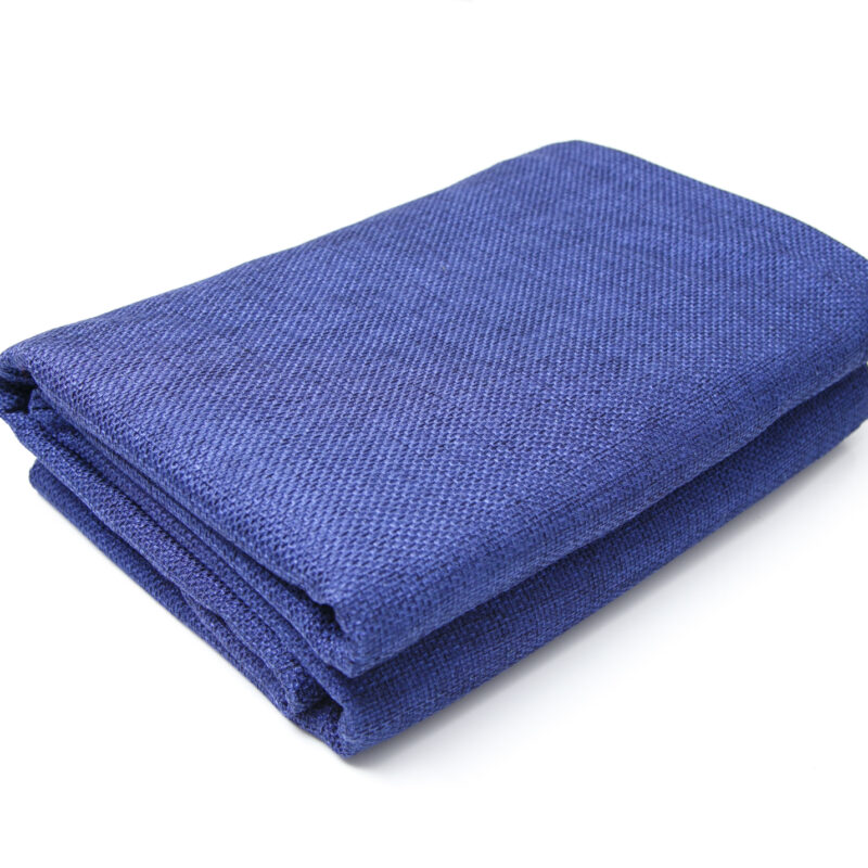 Mantel de Yute Azul Marino