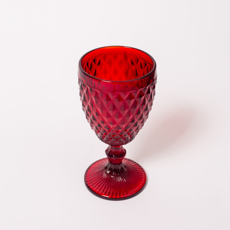 Copa de Agua Roja Labrada
