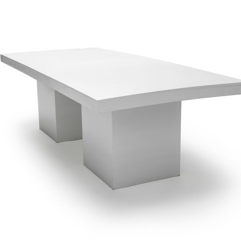 Mesa Buffetera Laqueada Blanca